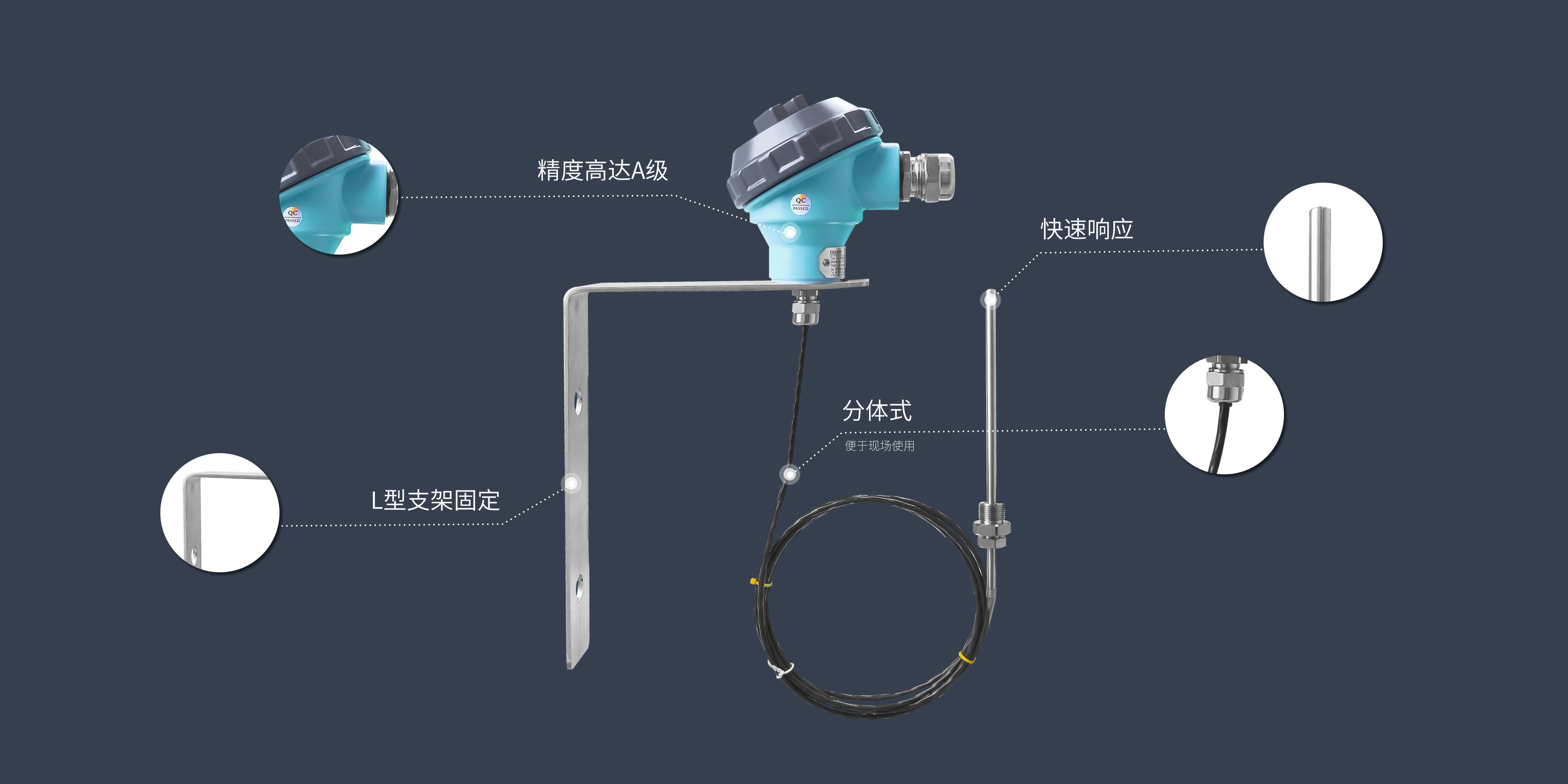 TI 分体式温度变送器