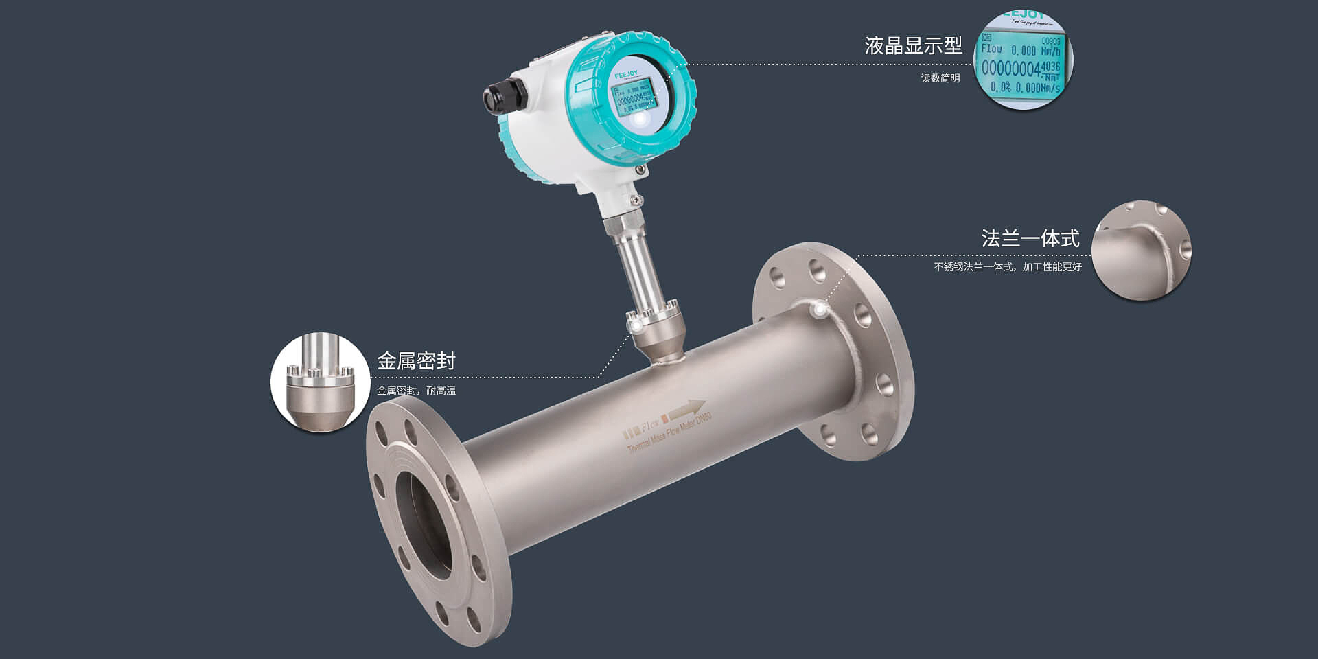 FJ-QTMF 热式气体质量流量计