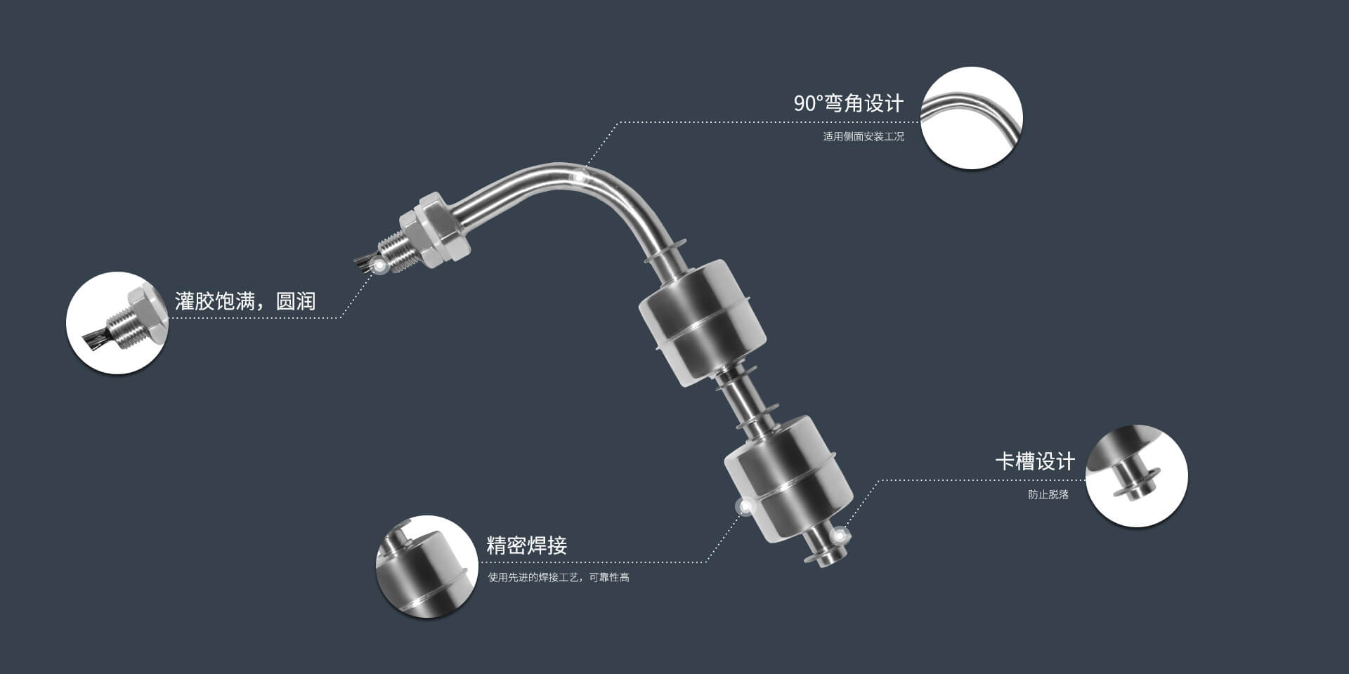 小型浮球液位开关-MF-2802-2