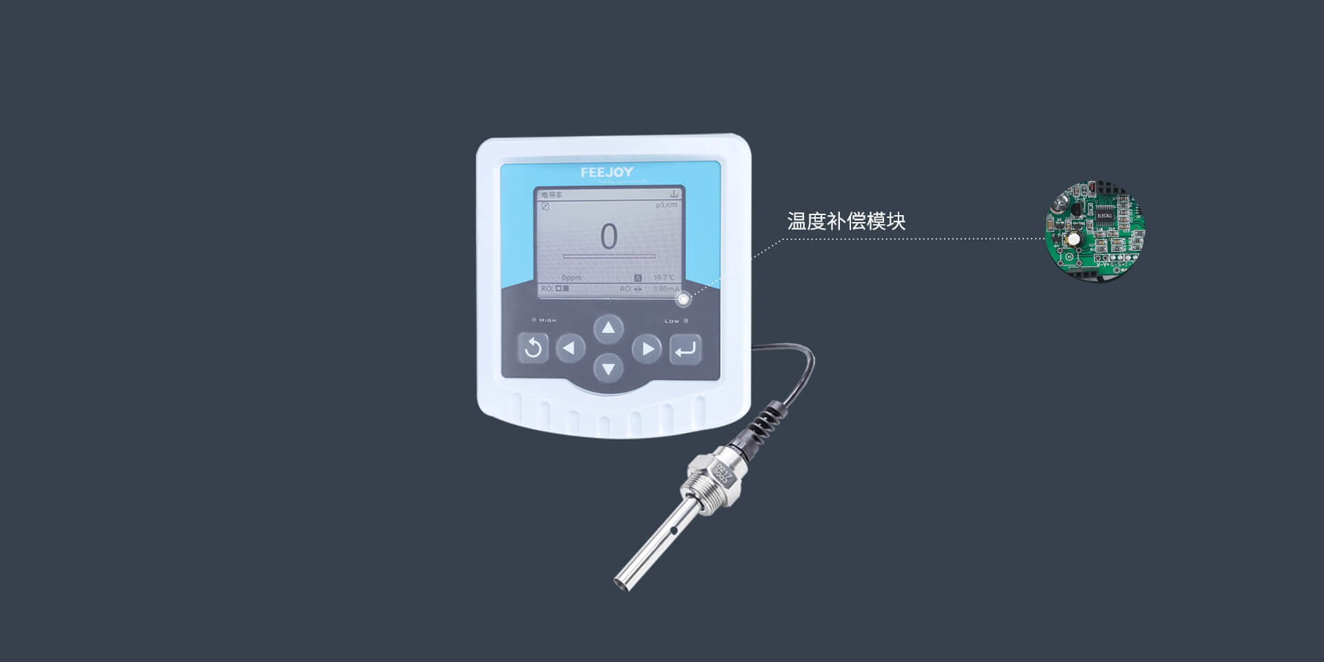 FJ-AQ104系列 模拟型工业在线式电导率变送器